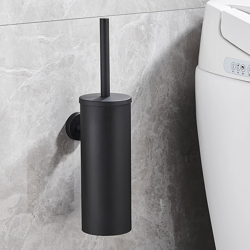Wall-Mounted Toilet Brush Set